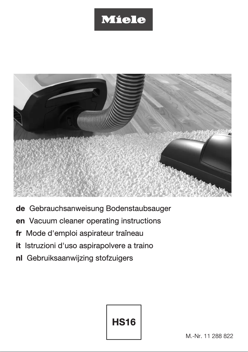 Page 1 de la notice Manuel utilisateur Miele Blizzard CX1 Red PowerLine