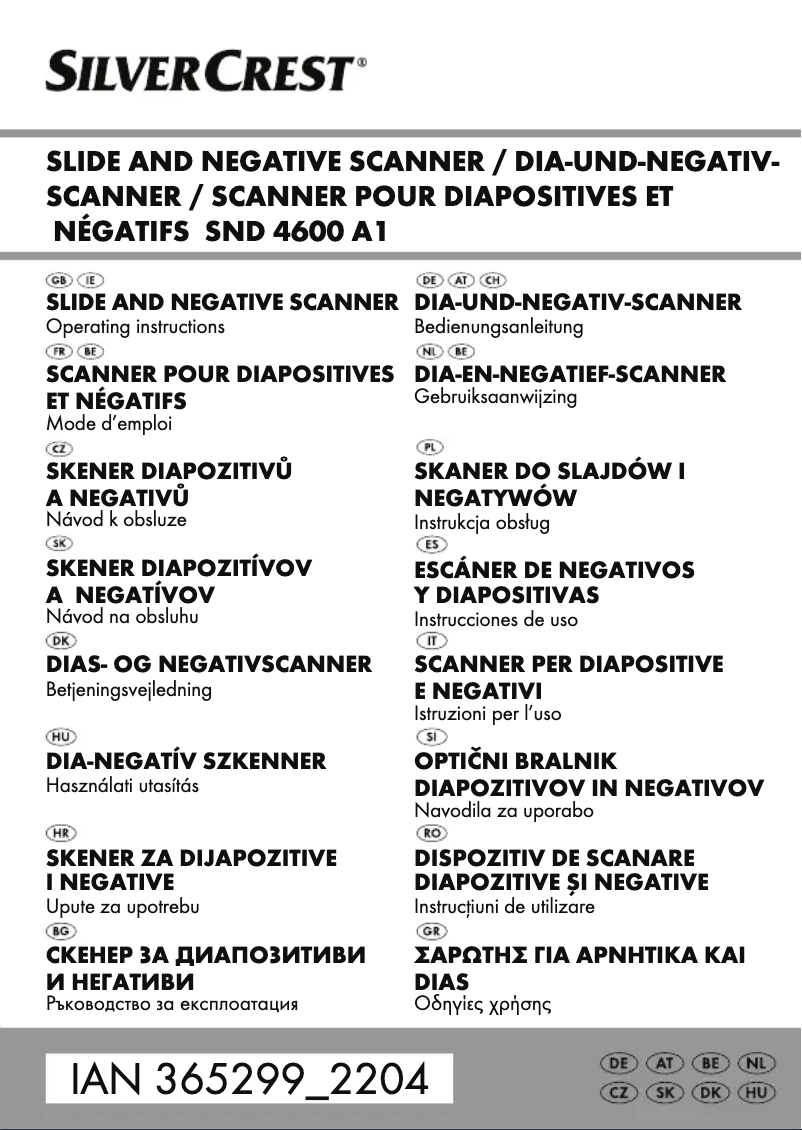 Page n°1 - Manuel utilisateur SilverCrest SND 4600 A1