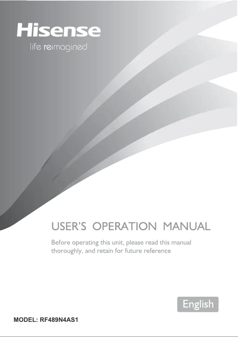 Image de la première page du manuel de l'appareil RQ-52WC4SBA/CSA1