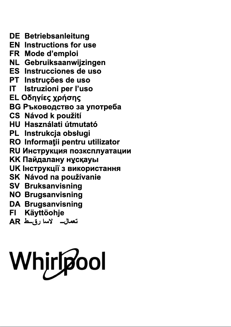 Image de la première page du manuel de l'appareil WHVS 93F LT BSS/1