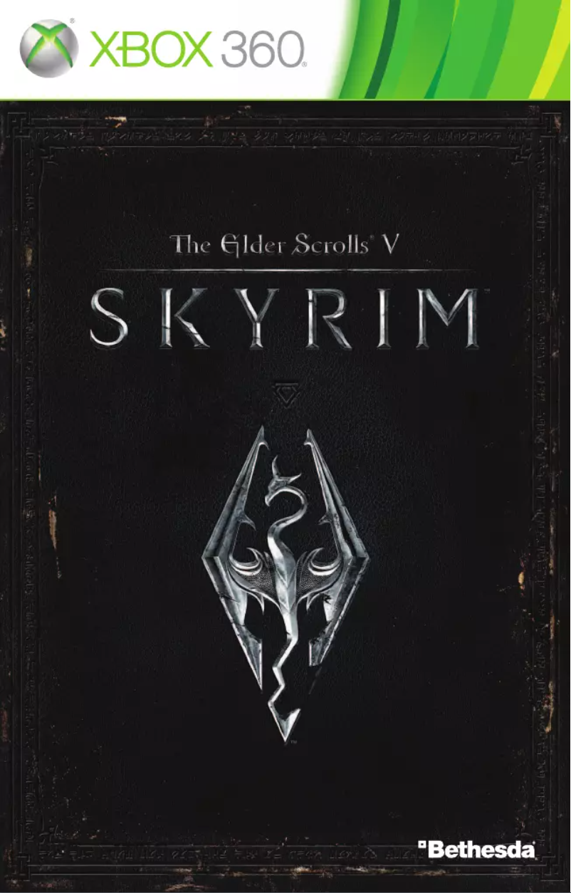 Page 1 de la notice Manuel utilisateur Bethesda The Elder Scrolls V: Skyrim Premium Edition (Xbox 360)