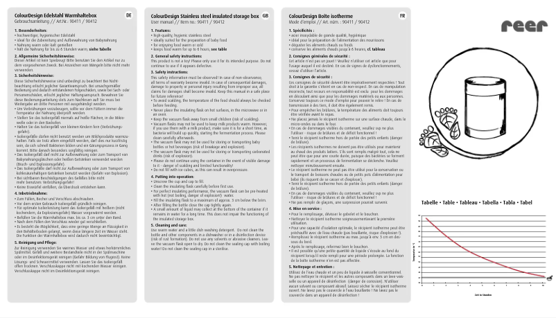 Página 1 del manual Manual de usuario Reer ColourDesign 90412