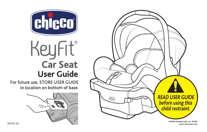 Page 1 de la notice Manuel utilisateur Chicco KeyFit