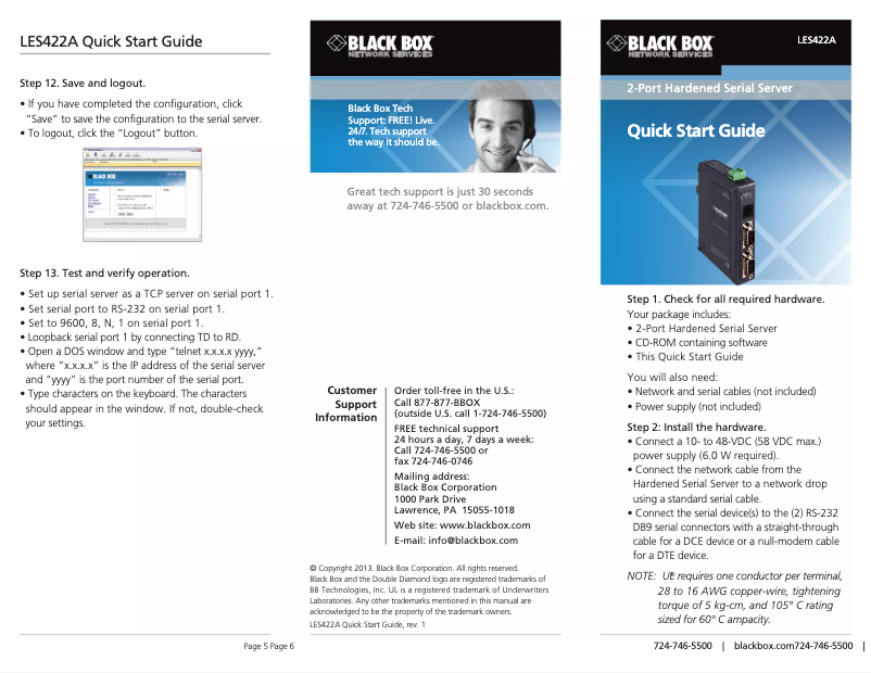 Image de la première page du manuel de l'appareil LES422A