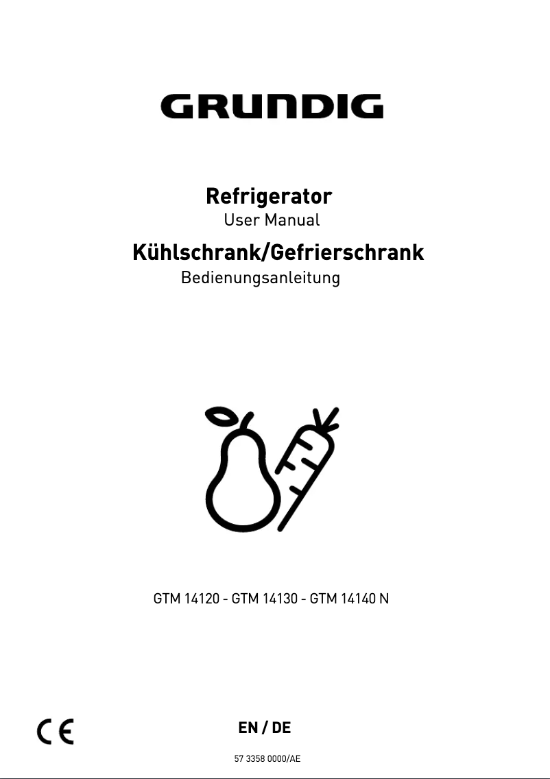 Image de la première page du manuel de l'appareil GTM 14140