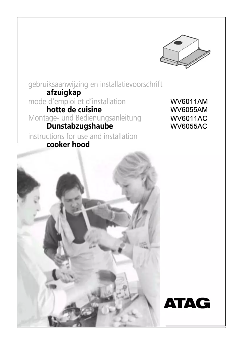 Page 1 de la notice Manuel utilisateur Atag WV6055AC