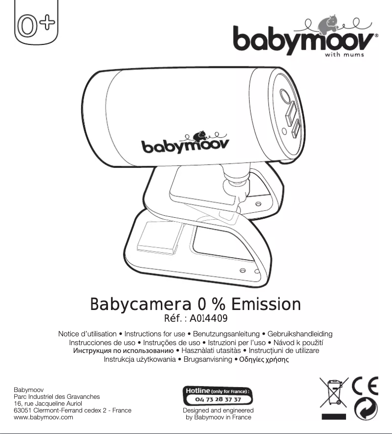 Page 1 de la notice Manuel utilisateur Babymoov Emission A0144090