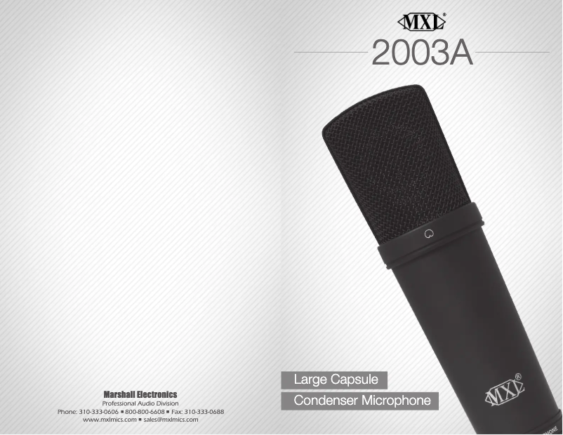 Image de la première page du manuel de l'appareil 2003A