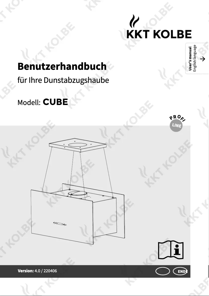 Page 1 de la notice Manuel utilisateur KKT Kolbe CUBE60S