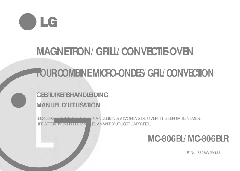 Page 1 de la notice Manuel utilisateur LG MC-806BLR