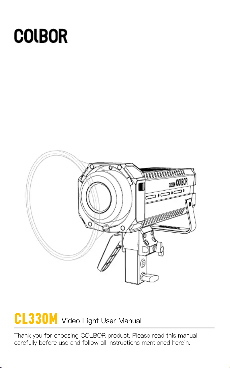 Image de la première page du manuel de l'appareil CL330M