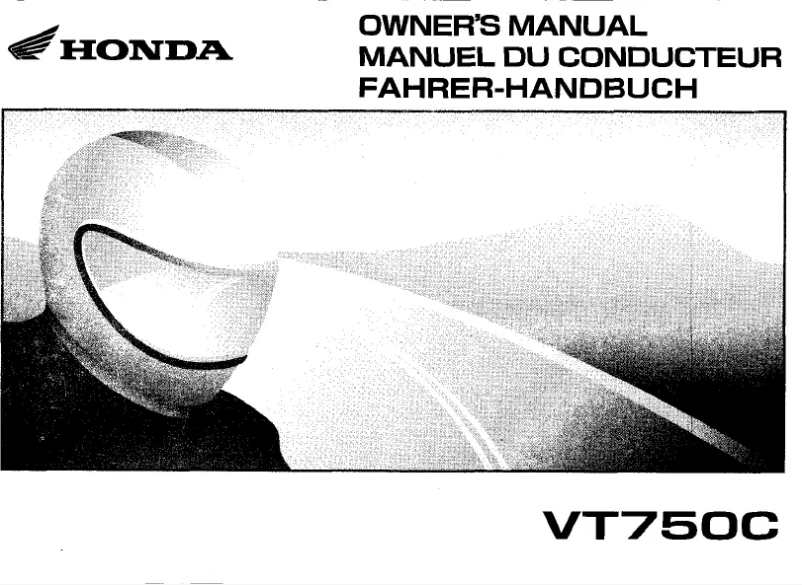 Image de la première page du manuel de l'appareil VT750C (2003)