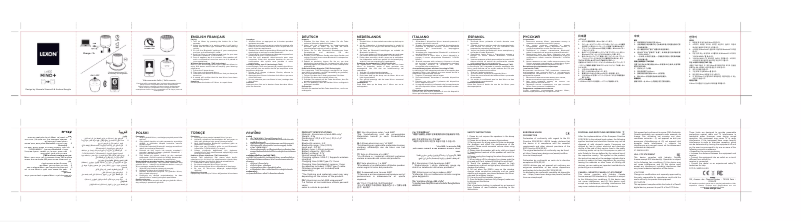 Image de la première page du manuel de l'appareil Mino+