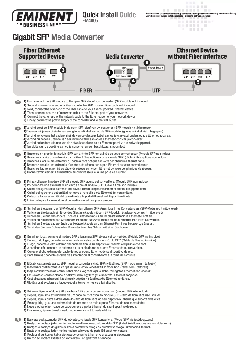 Image de la première page du manuel de l'appareil EM4005