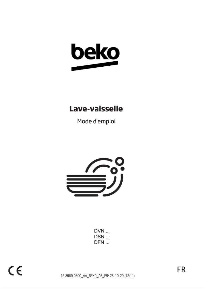 Page n°1 - Manuel utilisateur Beko DVN04321S