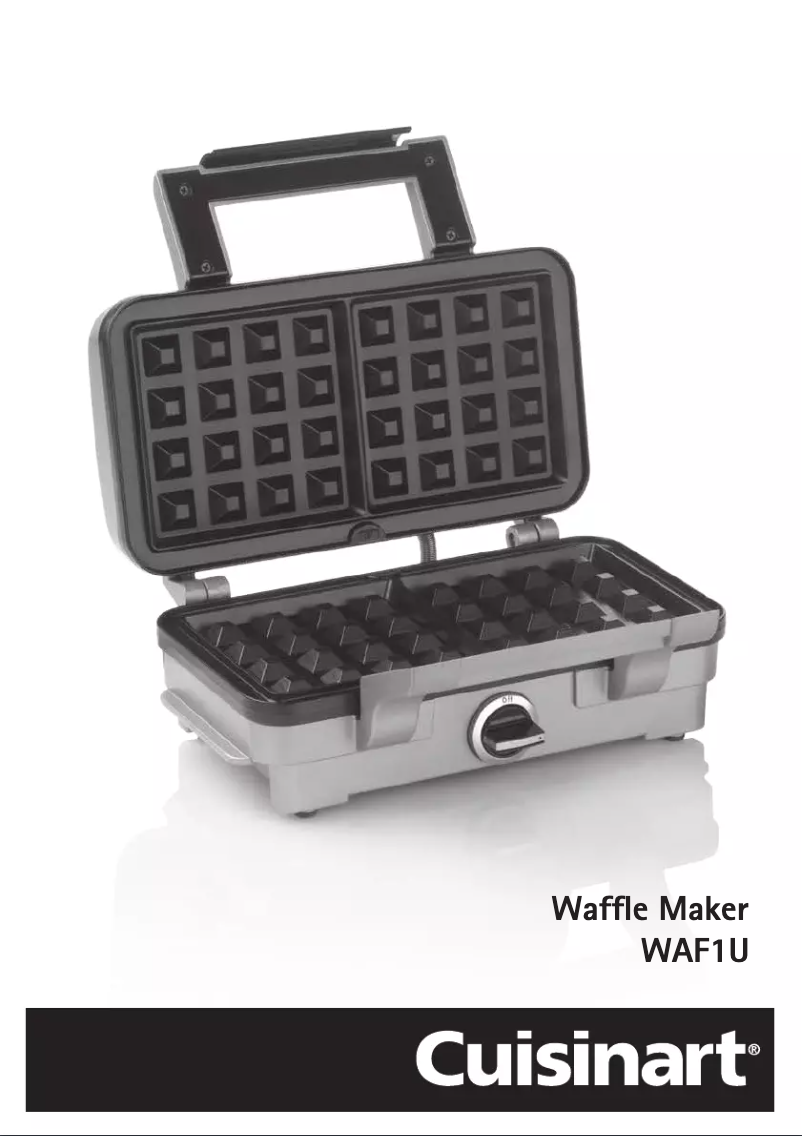Page 1 de la notice Manuel utilisateur Cuisinart WAF1U
