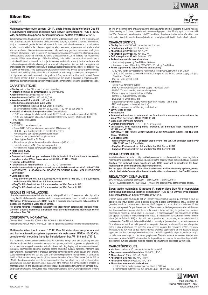 Image de la première page du manuel de l'appareil R21553.2