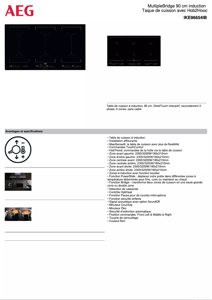 Imagen de la primera página del manual del dispositivo IKE96654IB