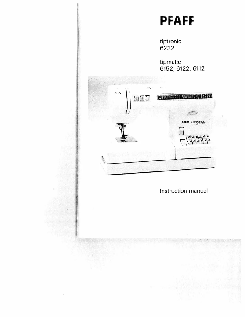 Image de la première page du manuel de l'appareil Tiptronic 6112