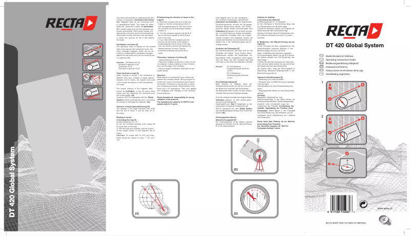 Página 1 del manual Manual de usuario Recta DT-420G