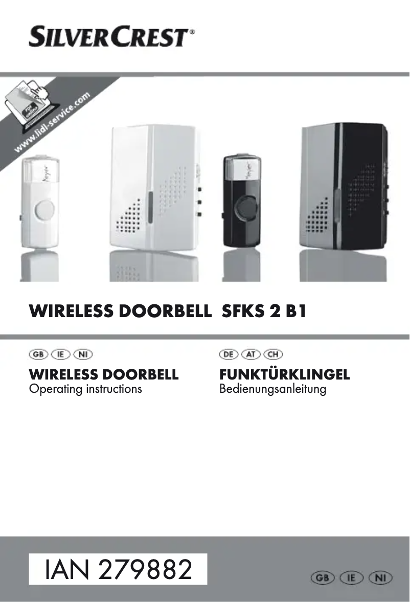 Page n°1 - Manuel utilisateur SilverCrest SFKS 2 B1