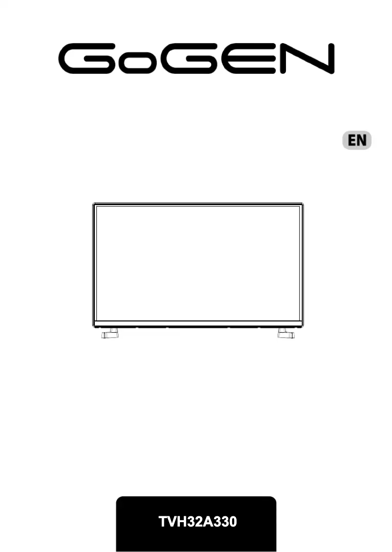 Page n°1 - Manuel utilisateur GoGen TVH32A330