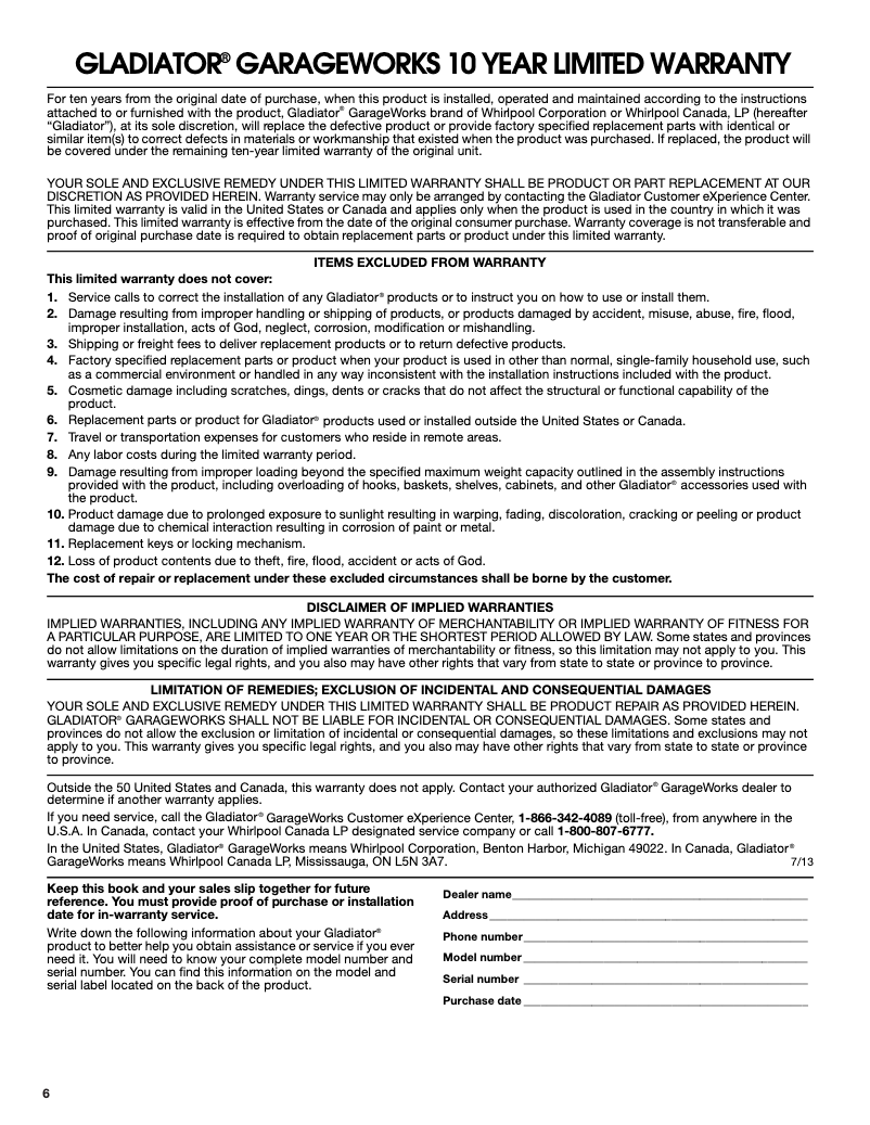 Page 1 de la notice Mode d'emploi Gladiator GAMT28KDFG