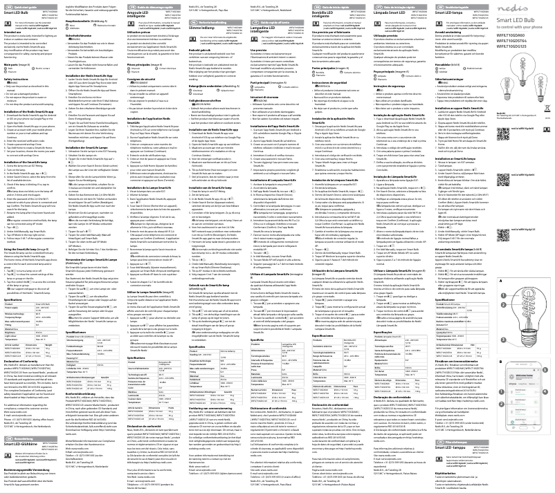 Image de la première page du manuel de l'appareil WIFILT10GDST64