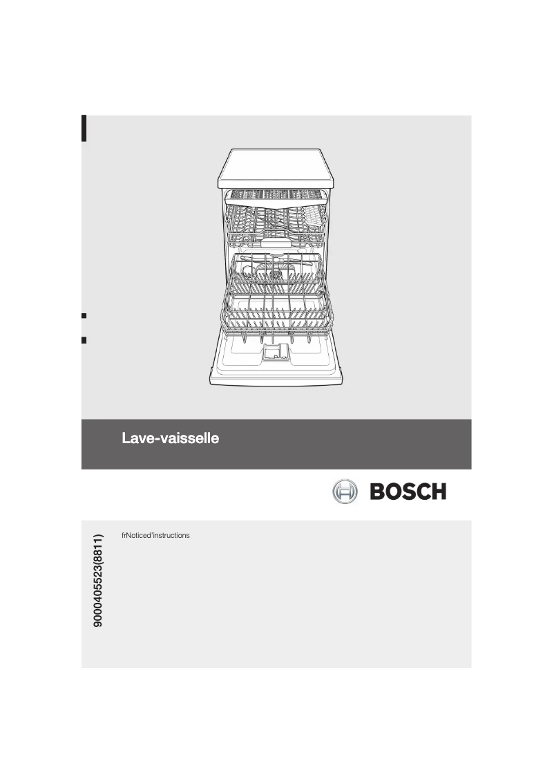 Page 1 de la notice Manuel utilisateur Bosch SMI68M06EP
