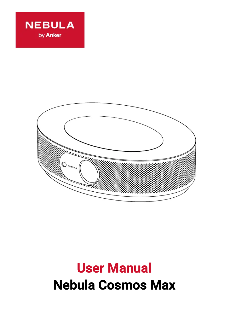 Page 1 de la notice Manuel utilisateur Nebula Cosmos Max