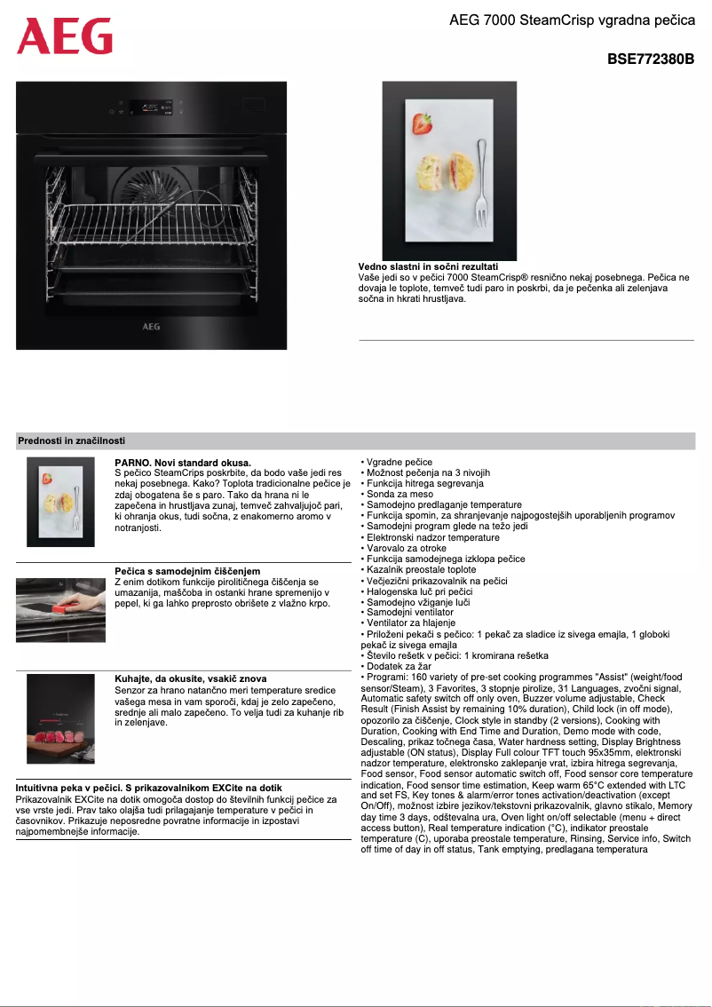 Imagen de la primera página del manual del dispositivo BSE772380B