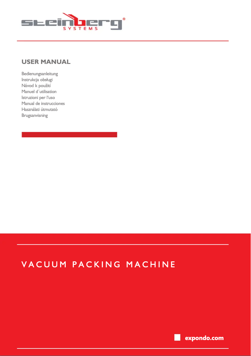 Page 1 de la notice Manuel utilisateur Royal Catering RCVG-46-1
