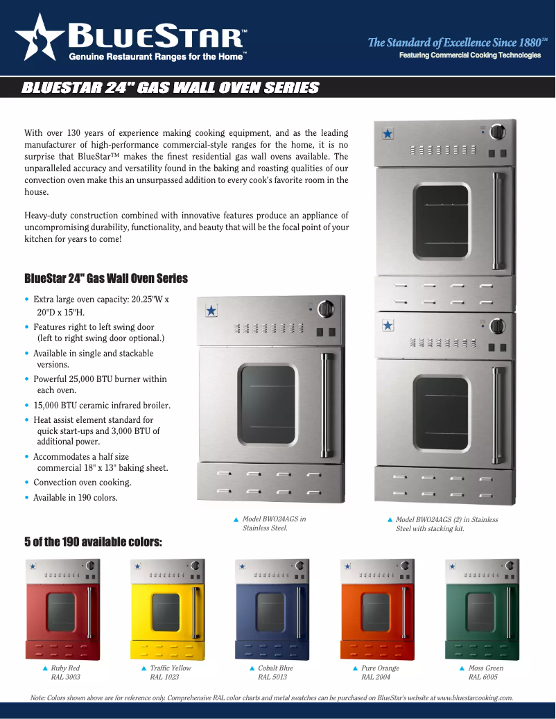 Imagen de la primera página del manual del dispositivo BWO24AGSHL