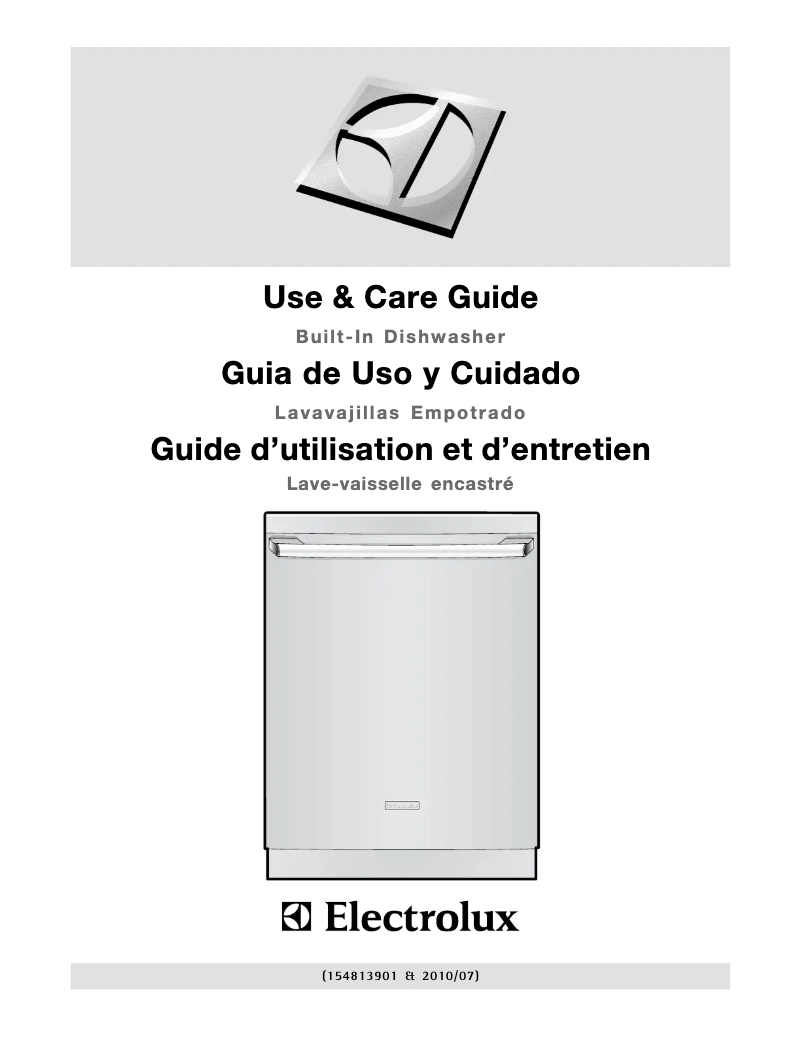 Page 1 de la notice Manuel utilisateur Electrolux EIDW5905JW