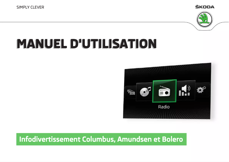 Page 1 de la notice Manuel utilisateur Skoda Amundsen