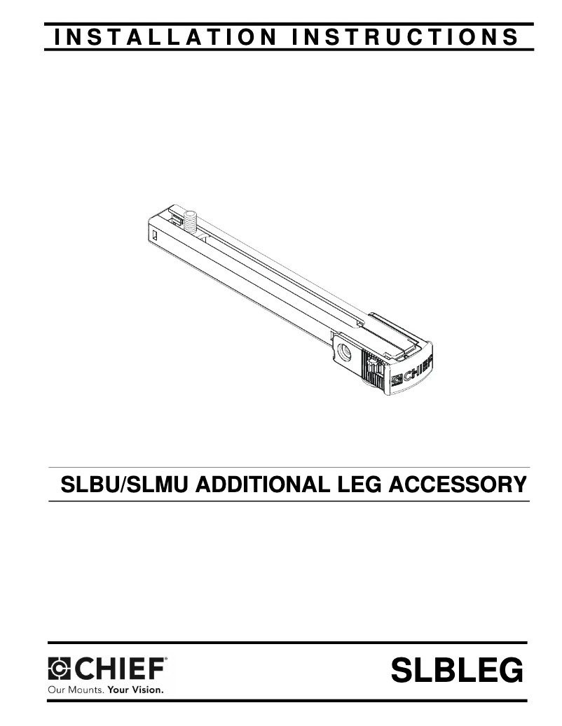 Page n°1 - Manuel utilisateur Chief SLBLEGW
