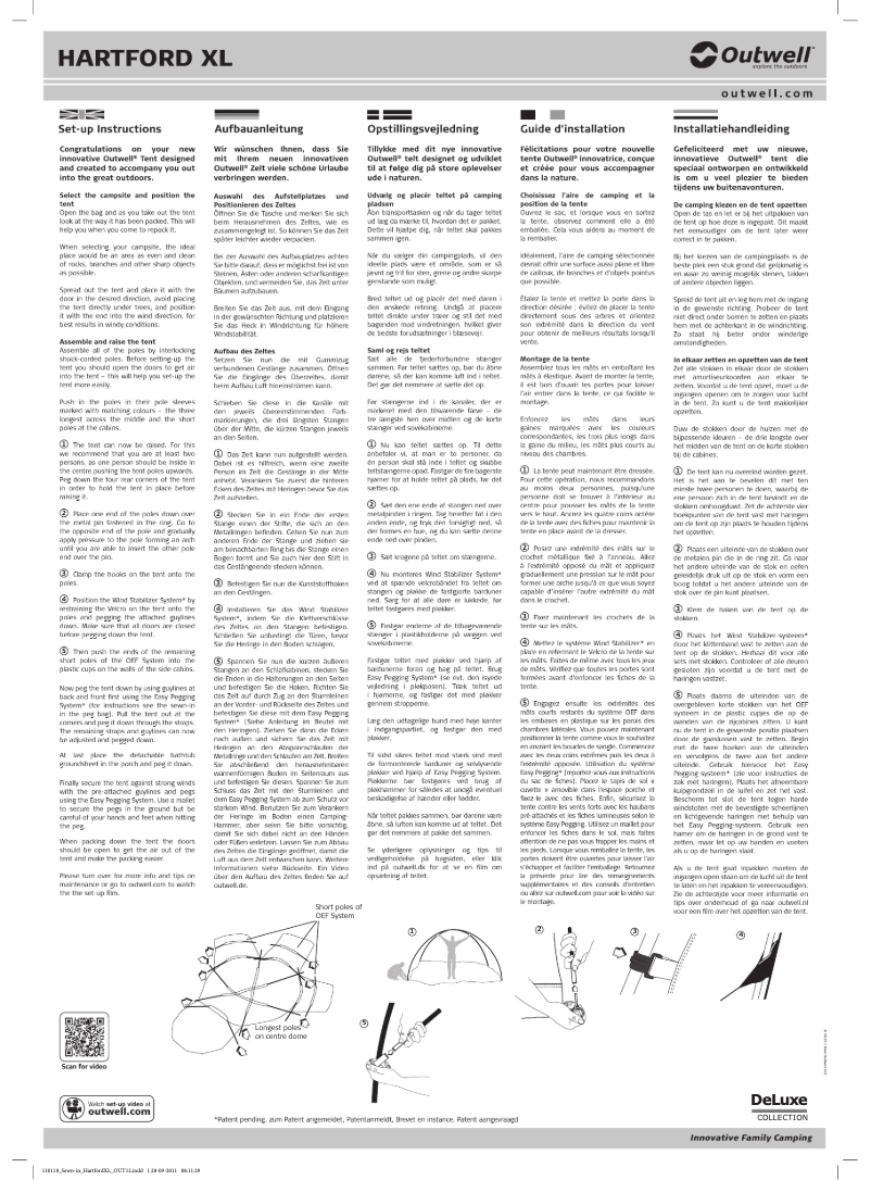 Image de la première page du manuel de l'appareil DeLuxe Green Hartford XL