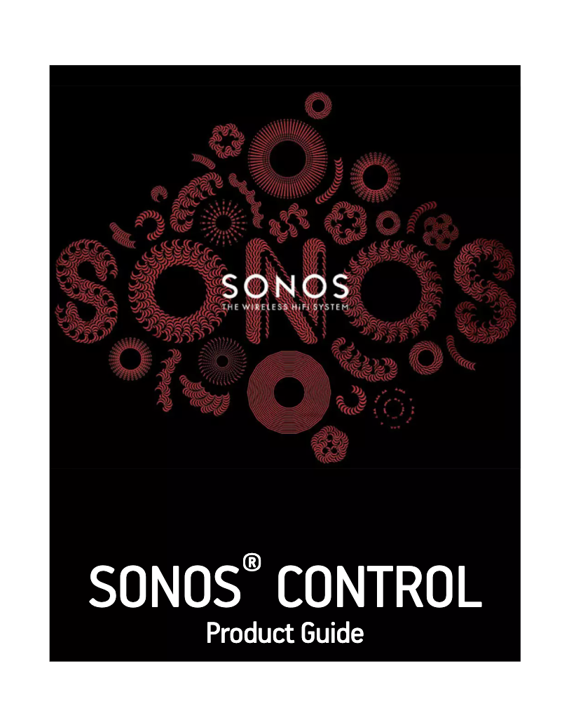 Página 1 del manual Manual de usuario Sonos Control
