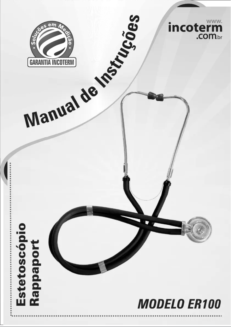 Page 1 de la notice Manuel utilisateur Incoterm ER100