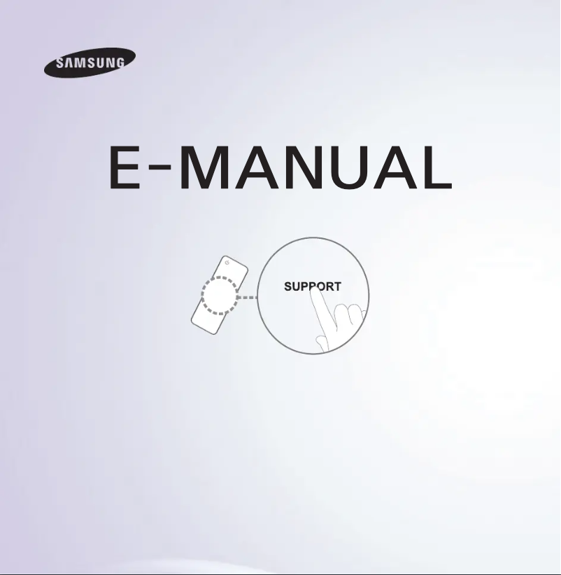 Image de la première page du manuel de l'appareil UN55ES6700F
