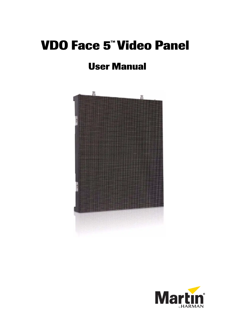 Image de la première page du manuel de l'appareil VDO Face 5 HC