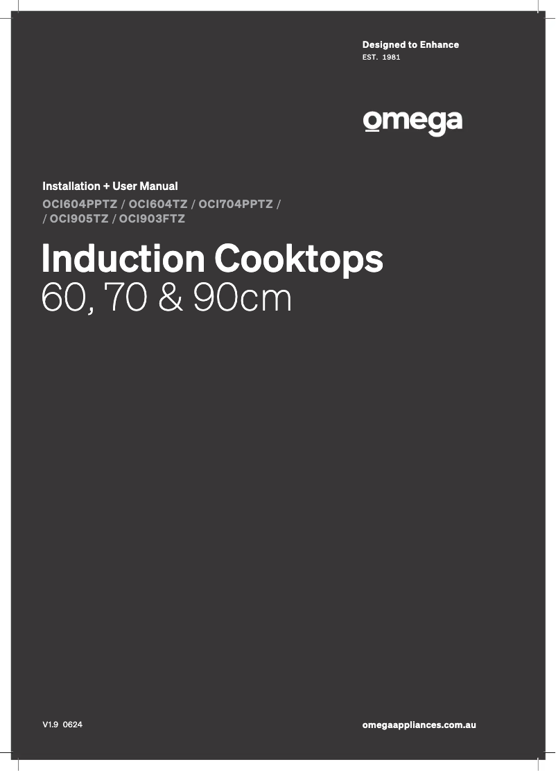 Page n°1 - Manuel utilisateur Omega OCI604TZ