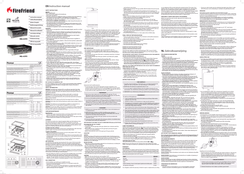 Página 1 del manual Manual de usuario TriStar BQ-6395UKC