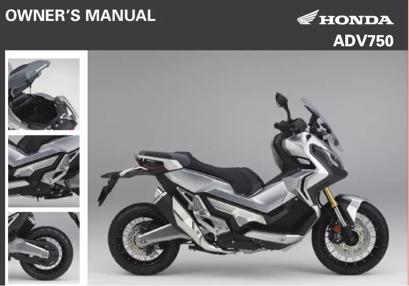 Page 1 de la notice Manuel utilisateur Honda X-ADV RC95 (2017)