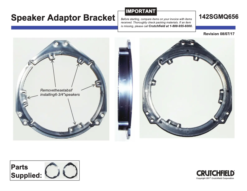 Image de la première page du manuel de l'appareil SGMQ656