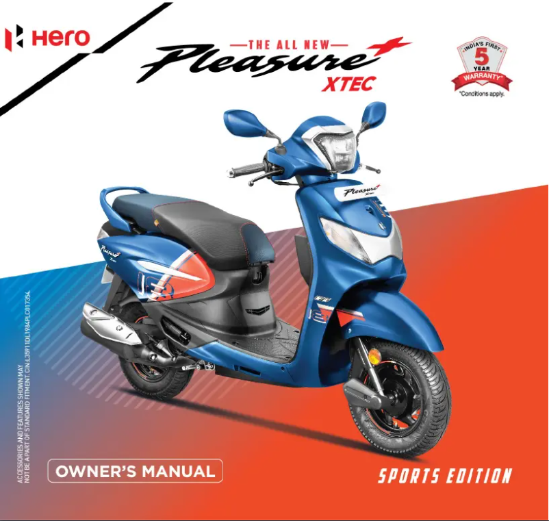 Page 1 de la notice Manuel utilisateur Hero Pleasure+ (2024)