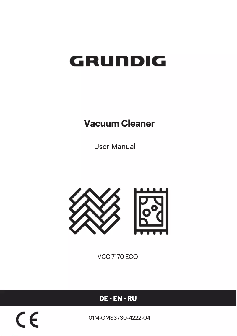 Image de la première page du manuel de l'appareil VCC 7170 ECO