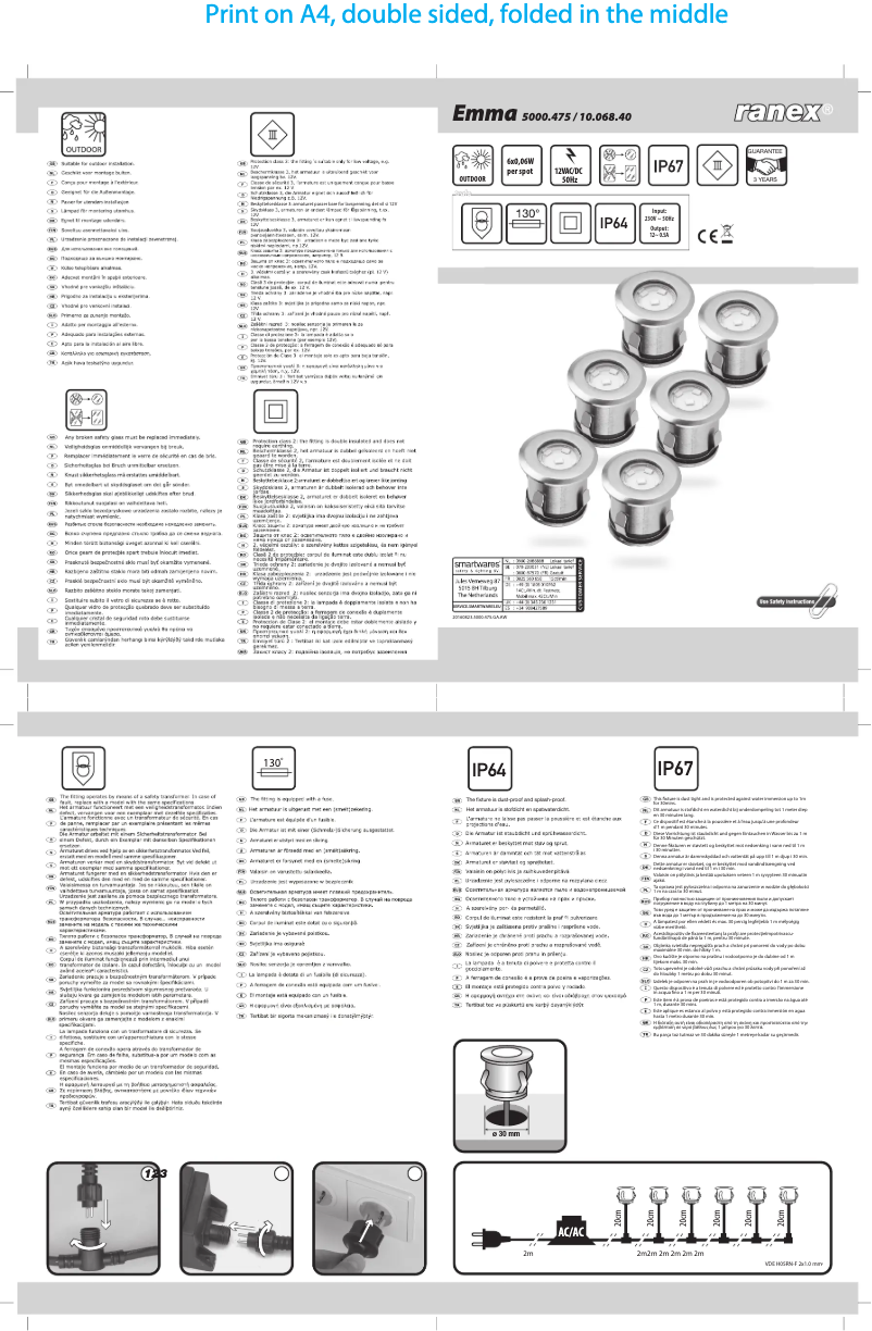 Page n°1 - Manuel utilisateur Smartwares 10.068.40