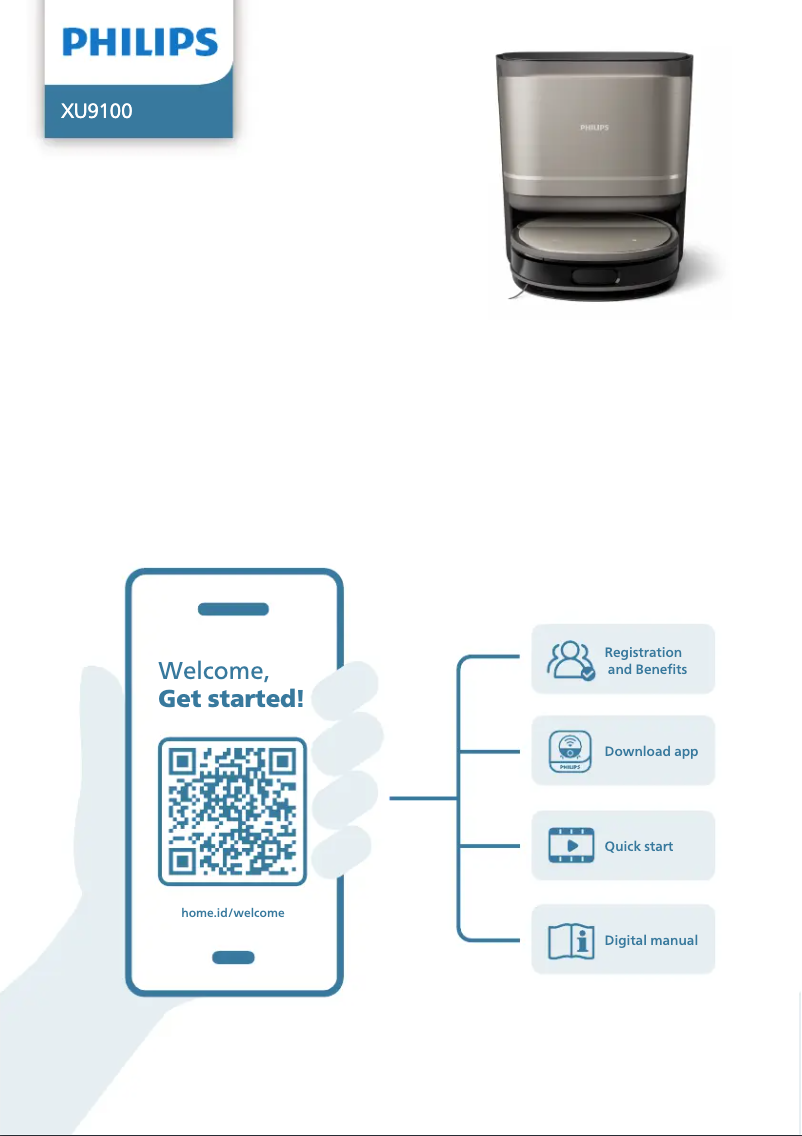 Page 1 de la notice Manuel utilisateur Philips HomeRun 9000 XU9100