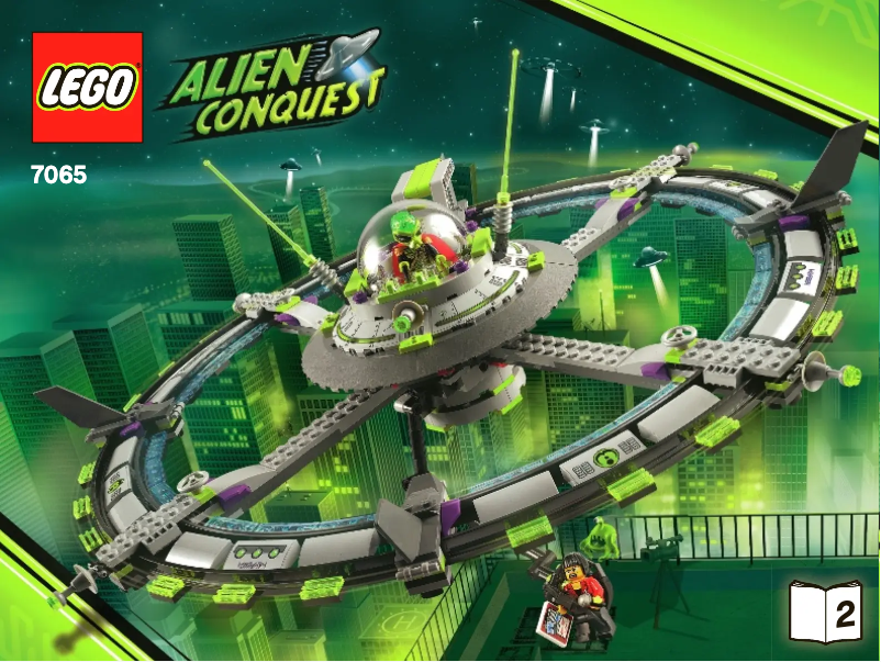 Page n°1 - Manuel utilisateur Lego Alien Conquest 7065